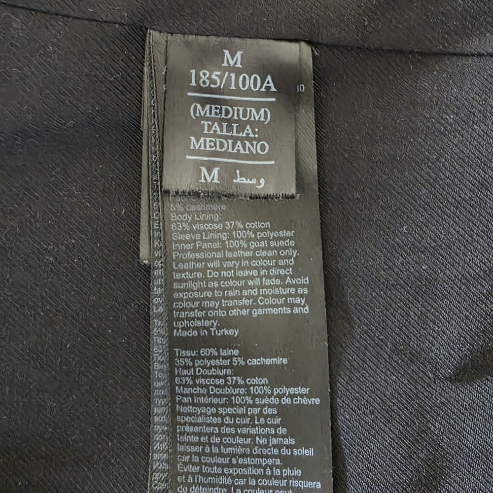 All Saints Charcoal Trench Coat - Picture 5 of 7